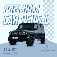 Premium Car Rental Instagram Post Design