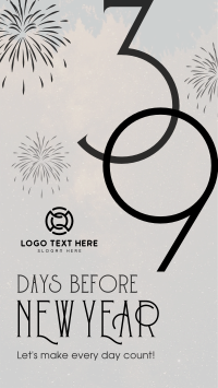 Classy Year End Countdown Facebook Story Design