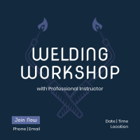 Welding Tools Workshop Instagram Post Design