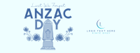 Remembering Anzac Day Facebook Cover