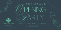 Luxurious Grand Opening Twitter Post