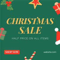 Cute Christmas Sale Instagram Post