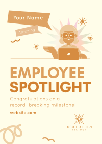 Employee Milestone Spotlight Flyer