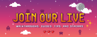 Retro Gaming Live Now Facebook Cover Image Preview