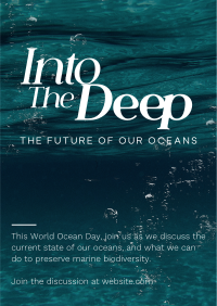 Into The Deep Flyer Design