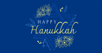 Hanukkah Star Greeting Facebook Ad