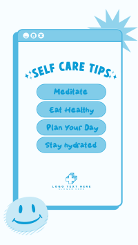 Self Care Tips Instagram Reel Design