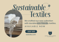 Sustainable Textiles Collection Postcard