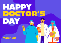 Happy Doctor's Day Postcard