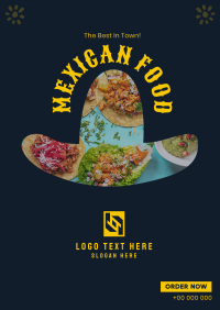 The Best In Town Taco Poster