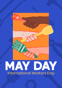 Hand in Hand on May Day Flyer