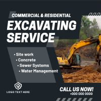 Excavation Experts Linkedin Post Design