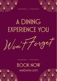Art Deco Dining Poster