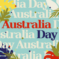 Australia Day Pattern Instagram Post