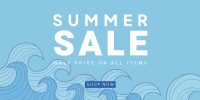 Summer Waves Sale Twitter Post