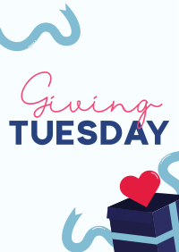 Giving Tuesday Donation Box Poster