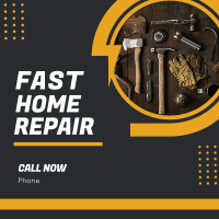 Fast Home Repair Instagram Post