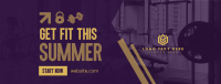 Get Fit This Summer Facebook Cover Design