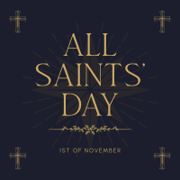 Solemn Saints' Day Instagram Post Design