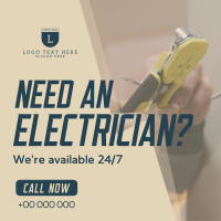 Electrical Maintenance Handyman Linkedin Post