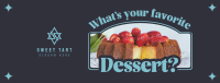 Fancy Dessert Day Facebook Cover Image Preview