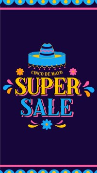 Cinco De Mayo Biggest Colorful Sale YouTube Short