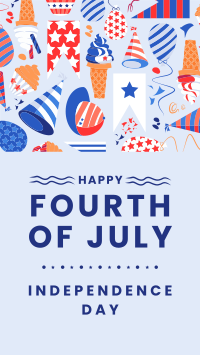 Fourth of July Party Facebook Story