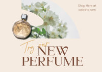 New Perfume Launch Postcard