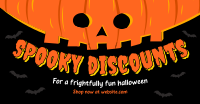 Halloween Pumpkin Discount Facebook Ad