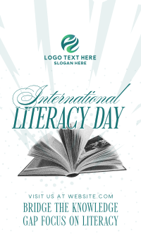 International Literacy Day Greeting TikTok Video