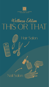 This or That Wellness Salon Facebook Story