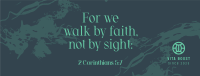 Walk by Faith Facebook Cover Image Preview