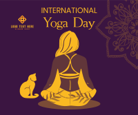 Yoga Day Meditation Facebook Post