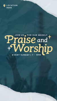 Praise & Worship Facebook Story