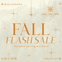 Fall Flash Sale Linkedin Post Design