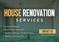 House Renovation Postcard