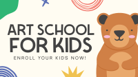 Art Class For Kids Facebook Event Cover