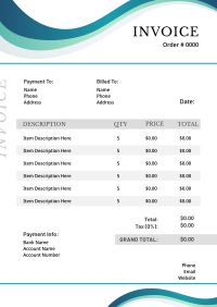 Engineer Invoice example 2