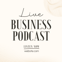 Corporate Business Podcast Linkedin Post