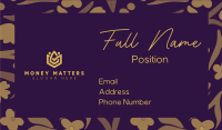 Flowers Business Card example 4