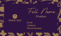 Floral Tulips Business Card