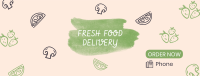 Fresh Vegan Food Delivery Facebook Cover Image Preview