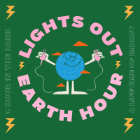 Earth Hour Lights Out Instagram Post Image Preview