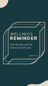 Wellness Self Reminder YouTube Short