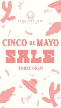 Cinco De Mayo Confetti Sale Facebook Story