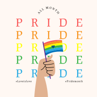 Pride Flag Instagram Post Image Preview