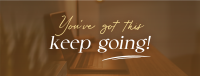 Keep Going Motivational Quote Facebook Cover