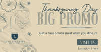 Hey it's Thanksgiving Promo Facebook Ad