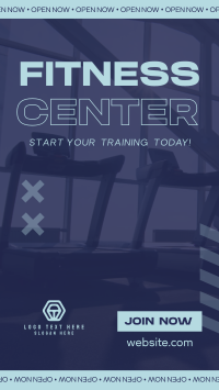 Fitness Training Center Instagram Reel Image Preview