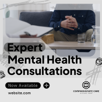 Mental Health Consultation Instagram Post Image Preview